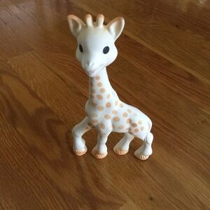 1960s Vintage Sophie The Giraffe Rubber Teething Squeaky Toy Baby Squeeze Retro